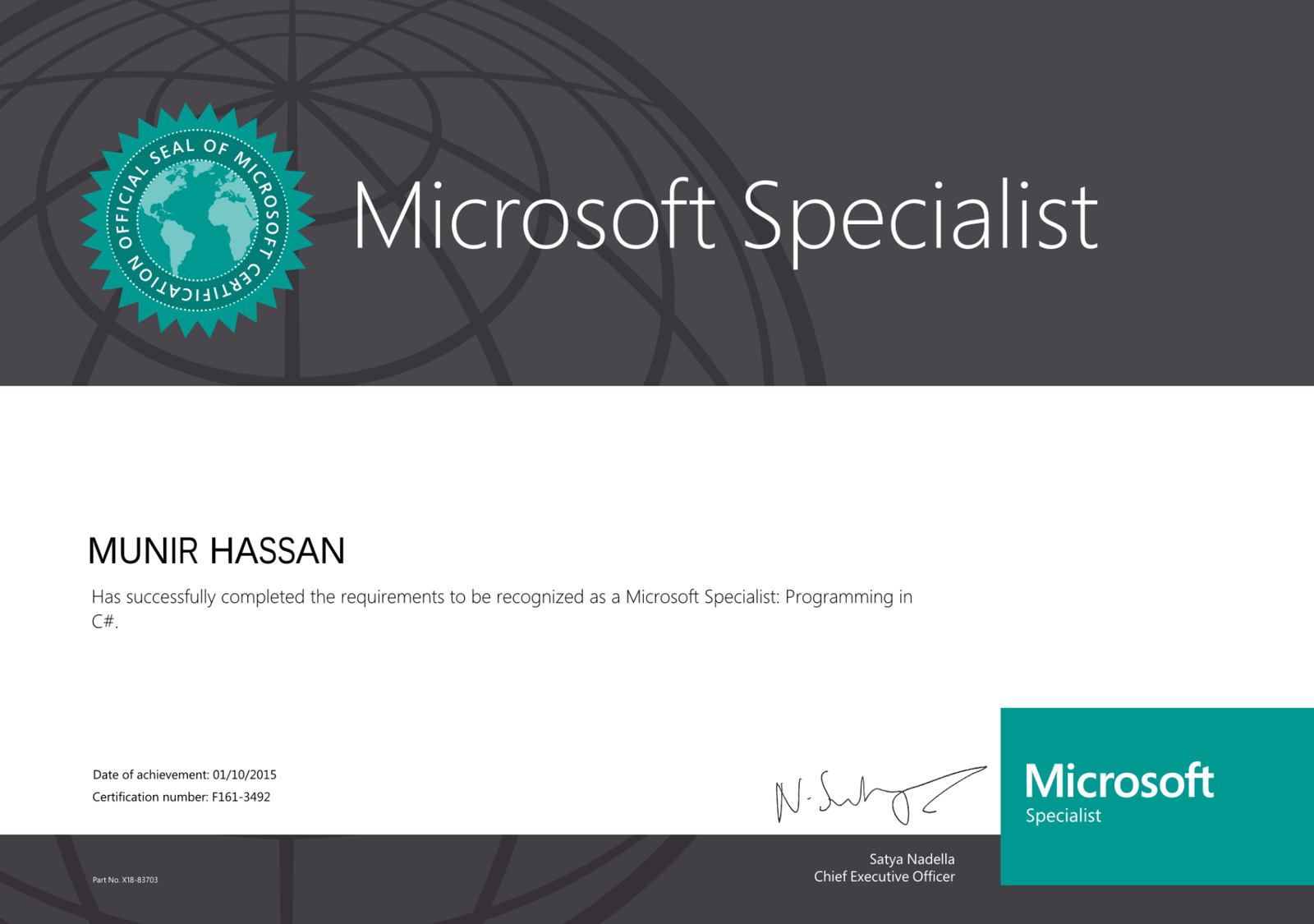 Microsoft Specialist