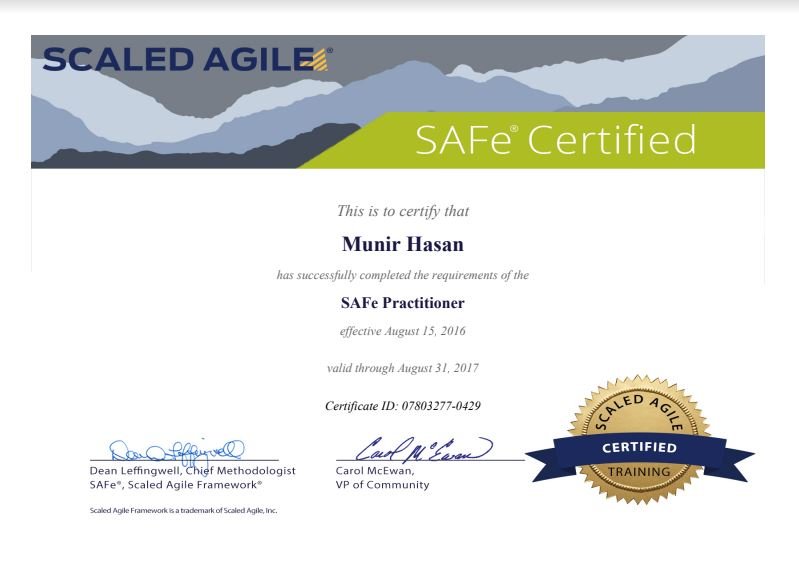SAFe Practitioner